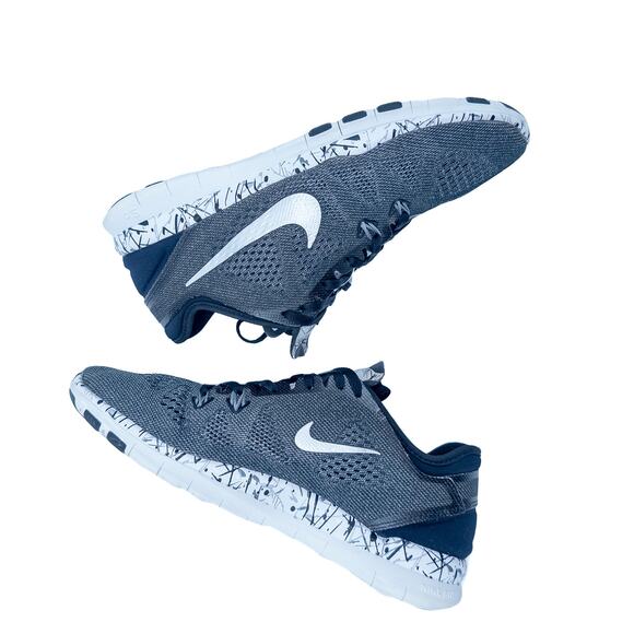 Nike Shoes - Nike Free 5.0 Flyknit Gray Training Shoes- Women's Size 8